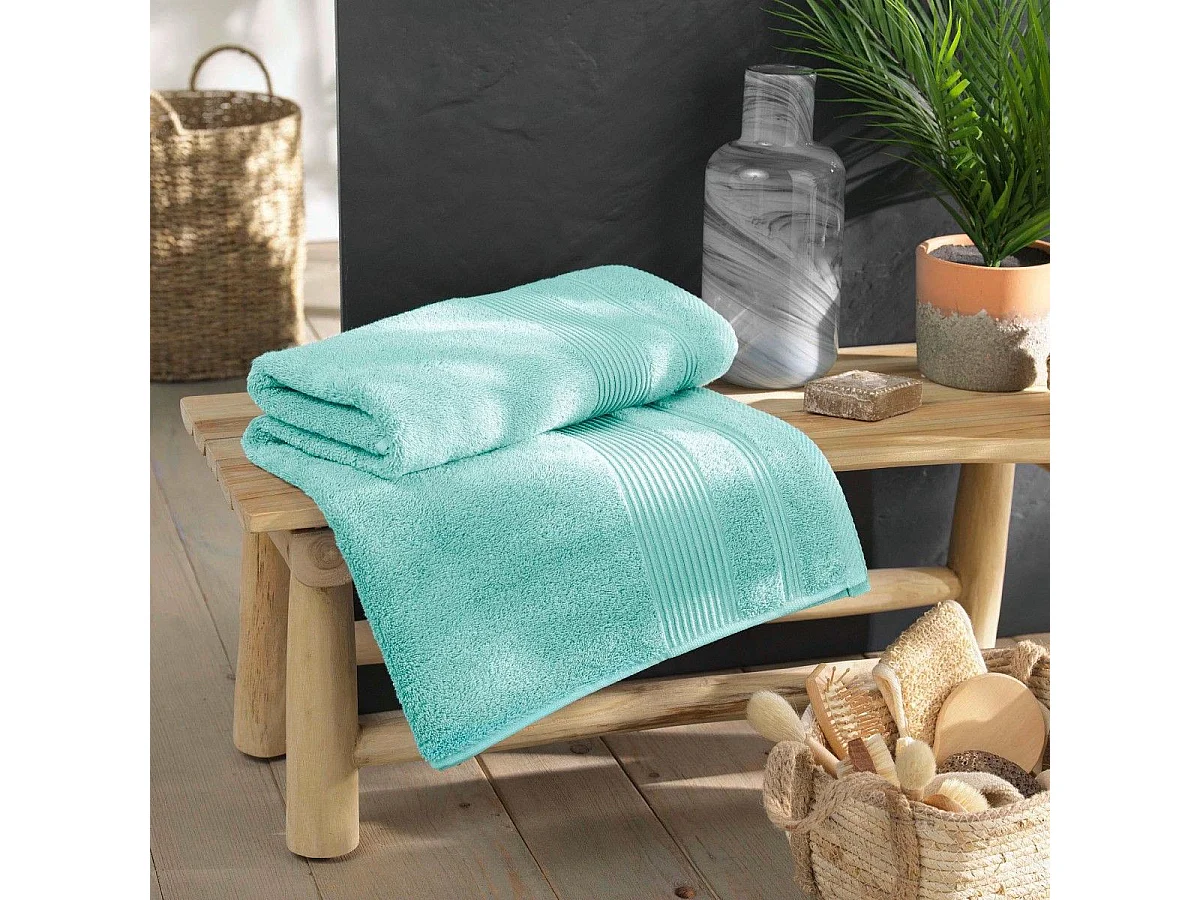 Drap de Bain "Tendresse" 90x150cm Céladon