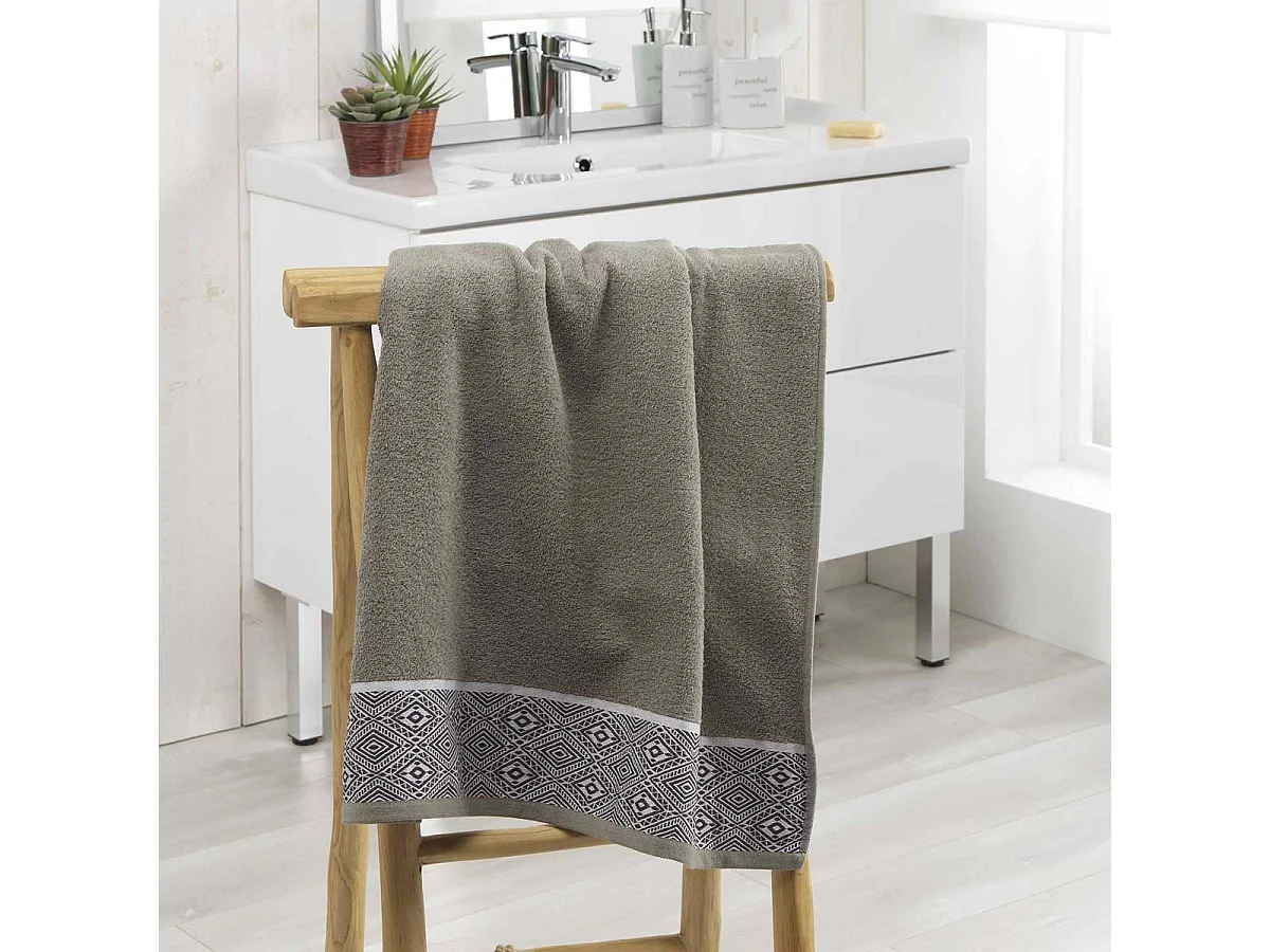 Drap de Douche "Esteban" 70x130cm Kaki