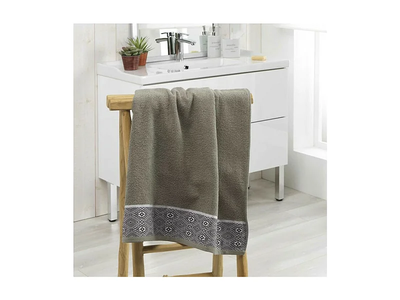 Drap de Douche "Esteban" 70x130cm Kaki