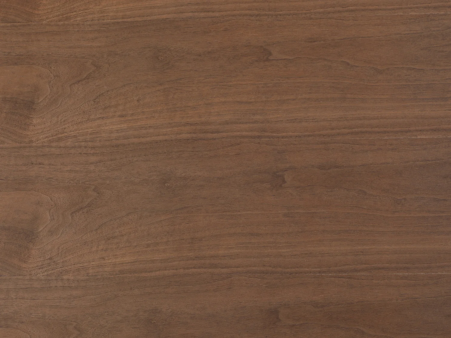 Mesa de jantar redonda 4 lugares em MDF natural escuro - ANTALIZA