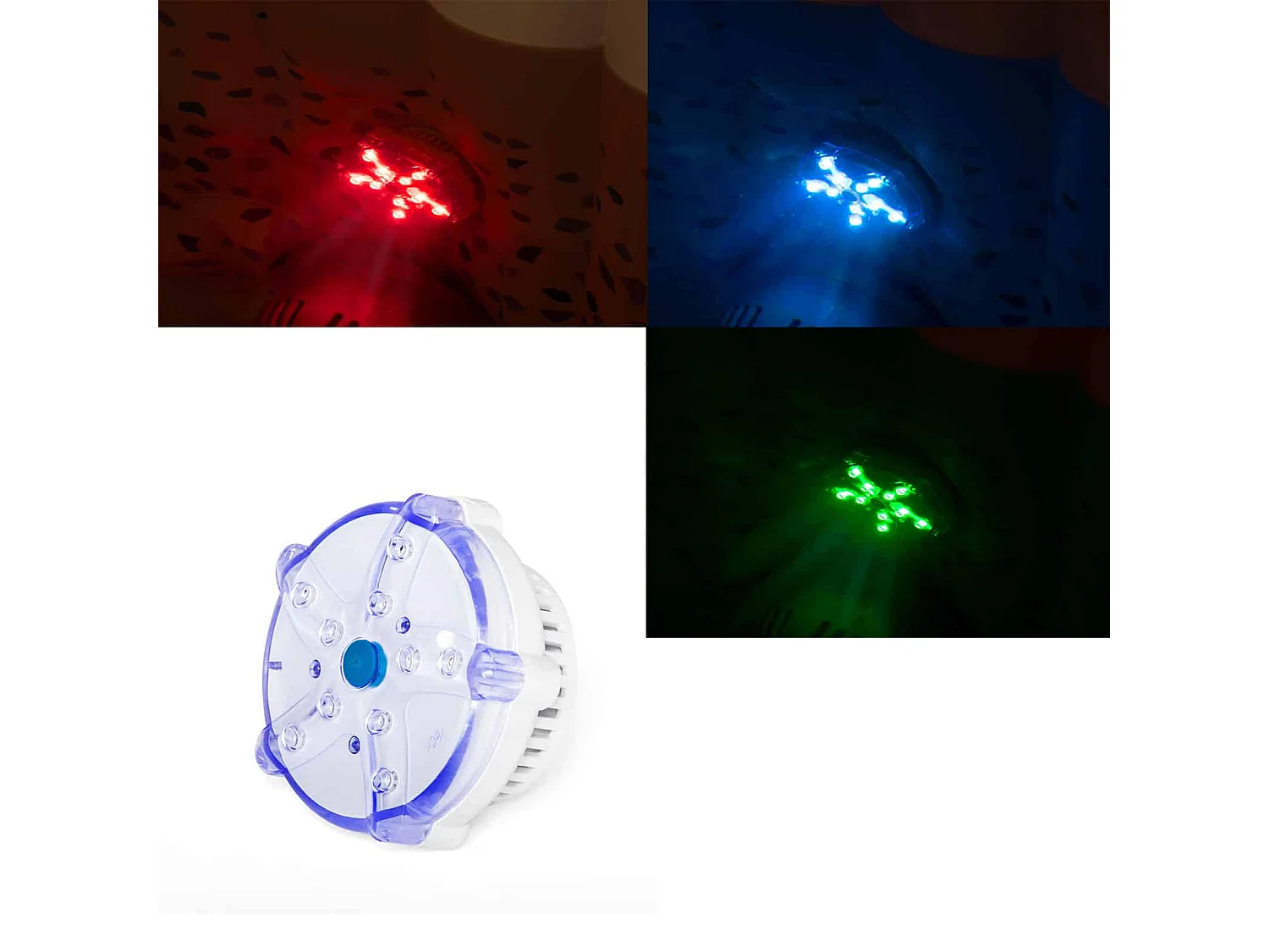 Spa Gonflable Bestway Lay-Z-Spa Tahiti Pour 2-4 personnes Rond 180x66 cm avec Lumières LED