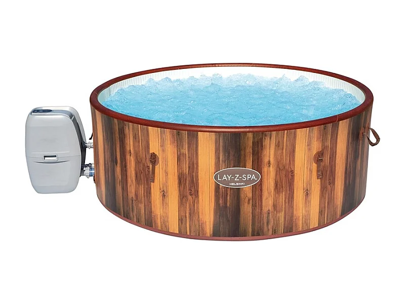 Spa Hinchable Bestway Lay-Z-Spa Helsinki 180x66 cm para 5-7 Personas con Airjet y Cobertor