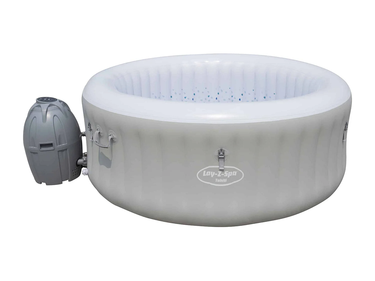 Spa Gonflable Bestway Lay-Z-Spa Ibiza pour 4-6 Personnes Carré