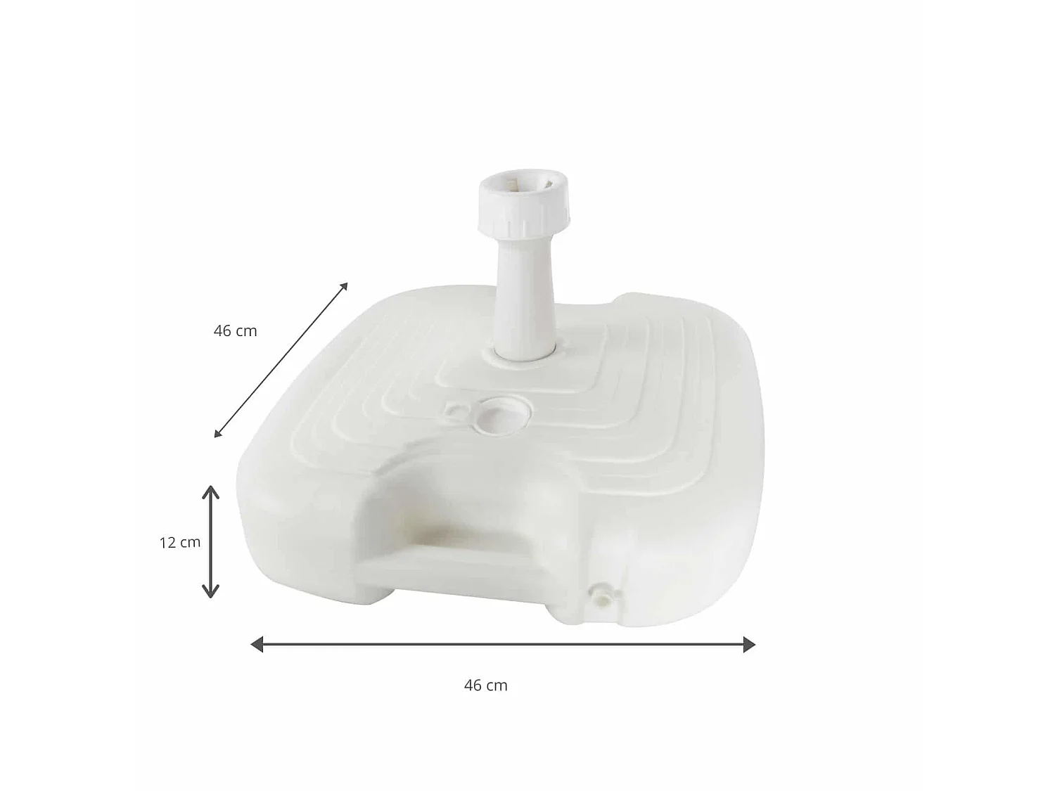 Base Parasol de Jardin Chillvert Rechargeable Plastique