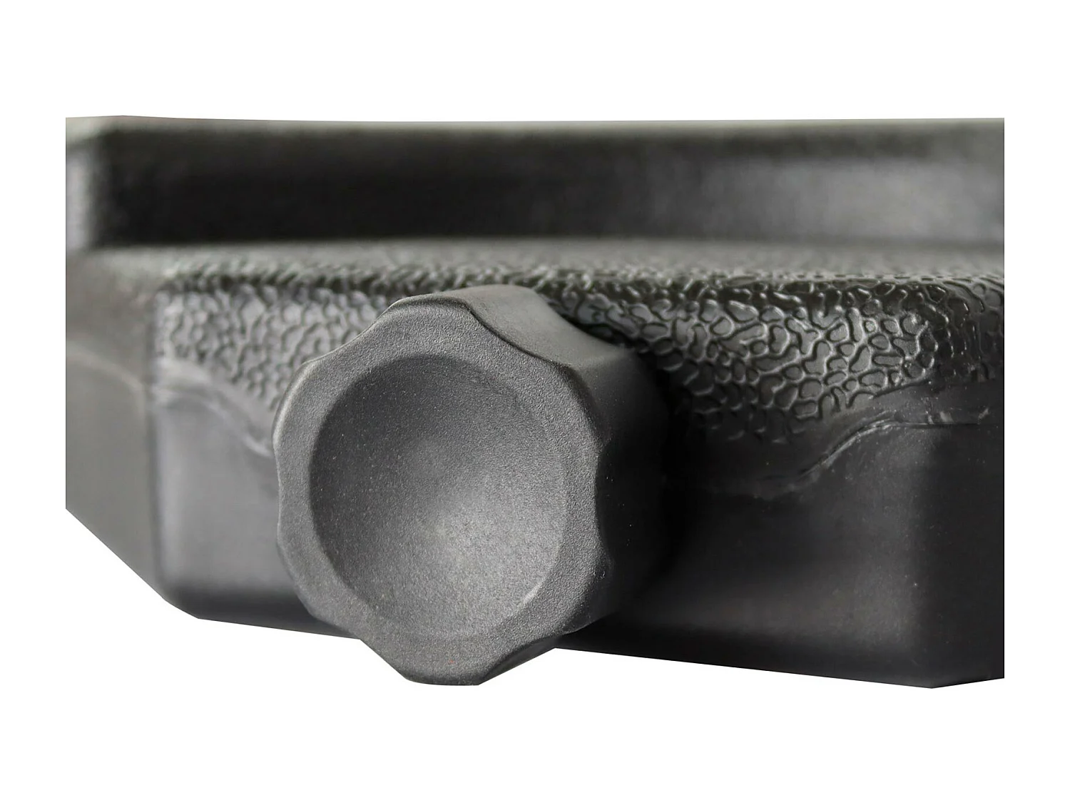 Conjunto 2 Bases de Parasol Chillvert  50x50x6 cm Fabricado en Resina de Alta Calidad y Resistencia Color Negro