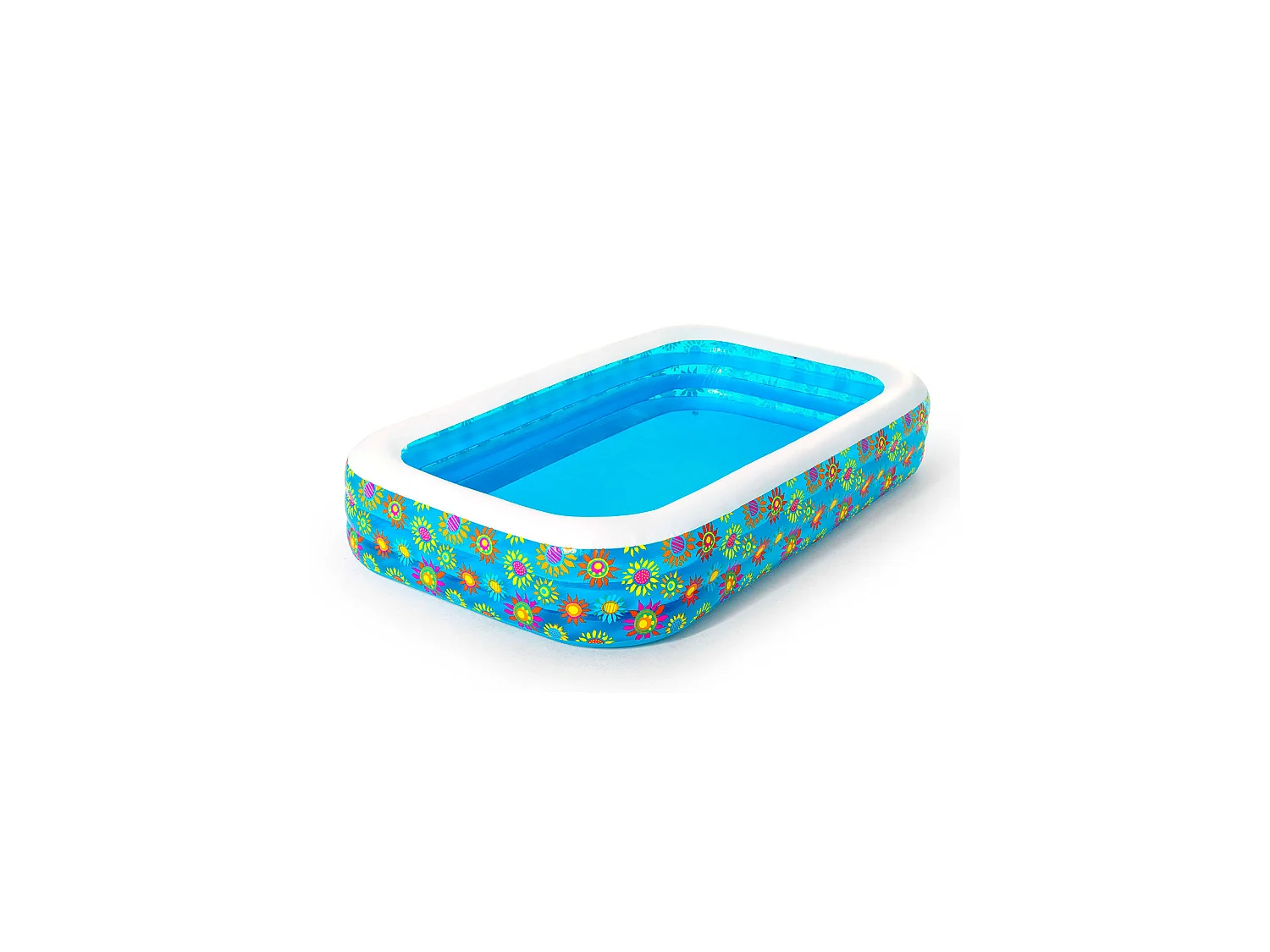 Piscina Gonfiabile per Bambini Bestway Rettangolare Flores 305x183x56 cm