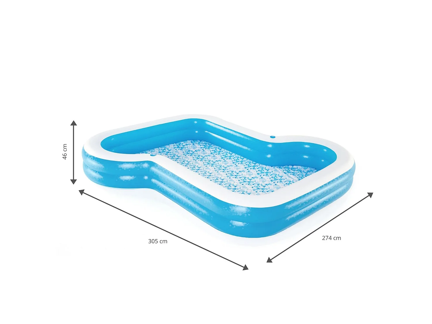 Piscine Gonflable pour Enfants Bestway 305x274x46 cm