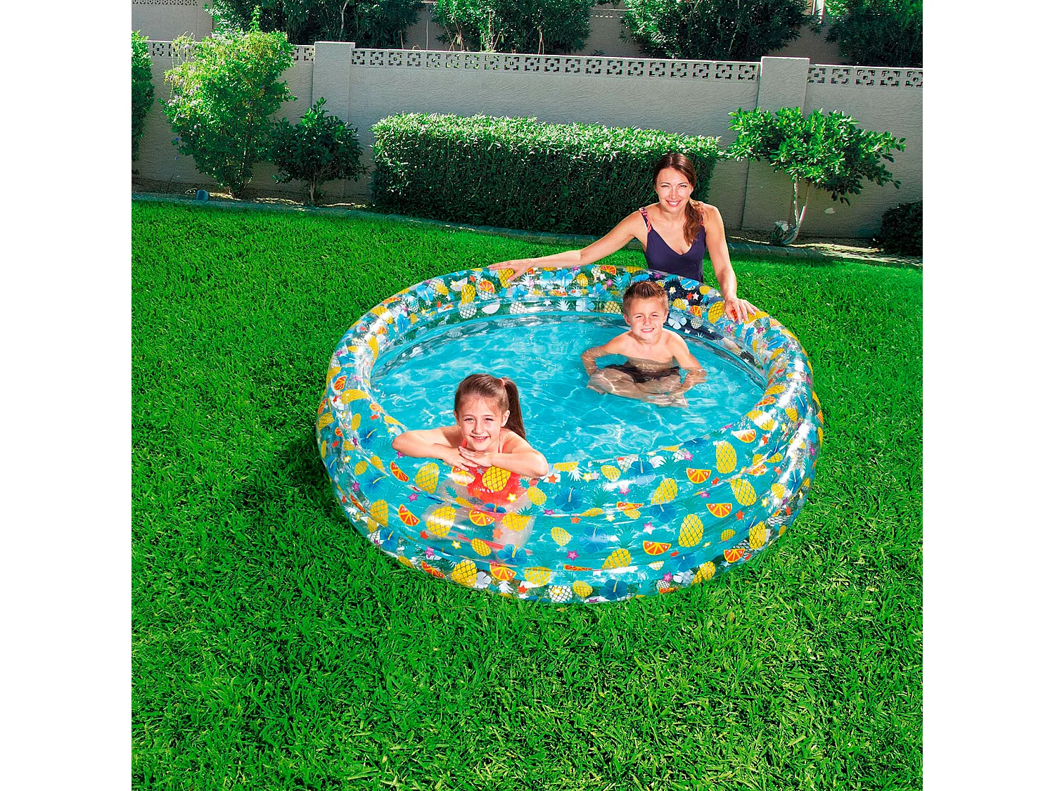 Piscine Gonflable pour Enfants Bestway Transparent Tropical Play 170x53 cm