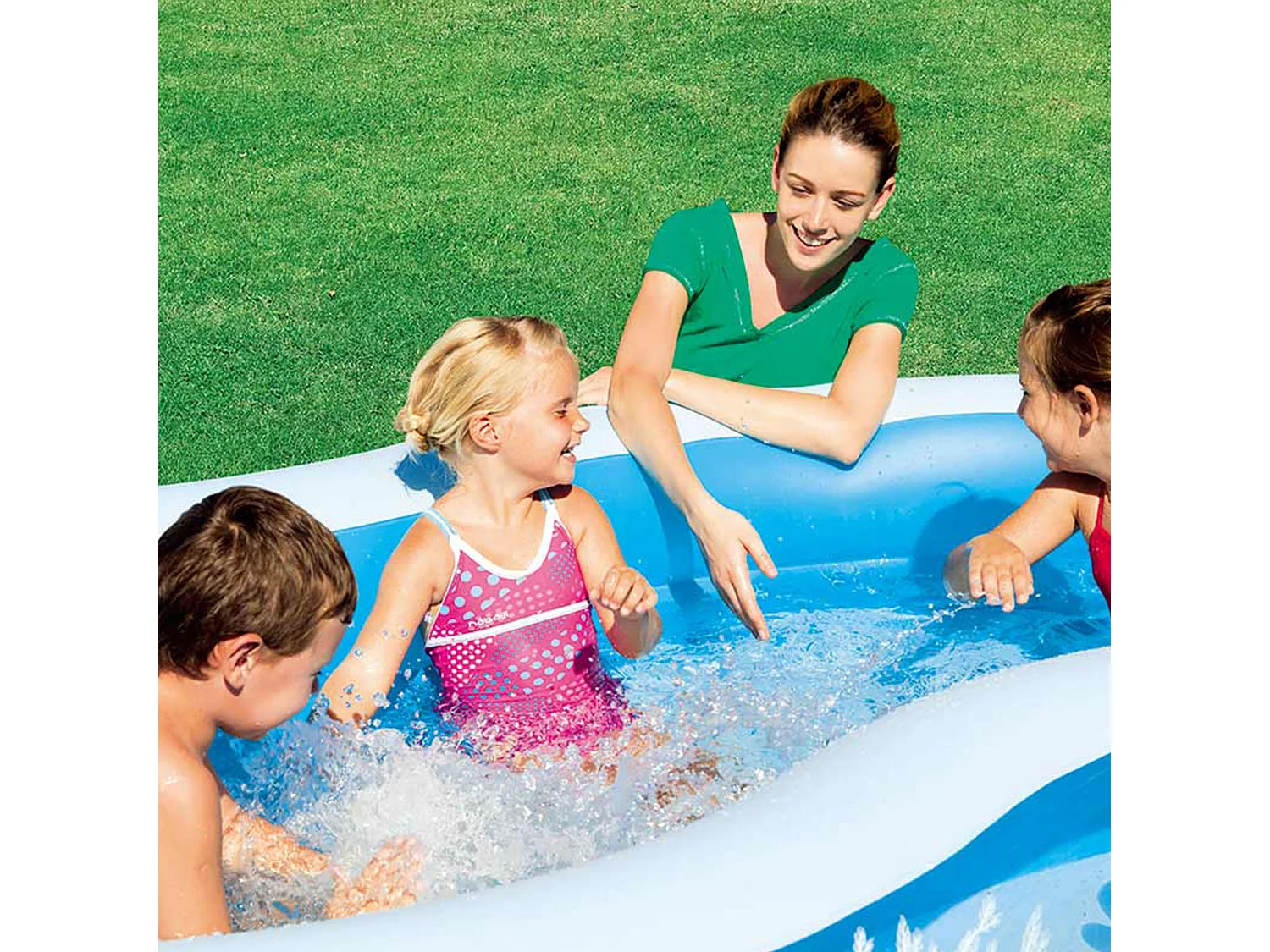 Piscine Gonflable Pour Enfants Bestway Fond Marins 262x157x46 cm