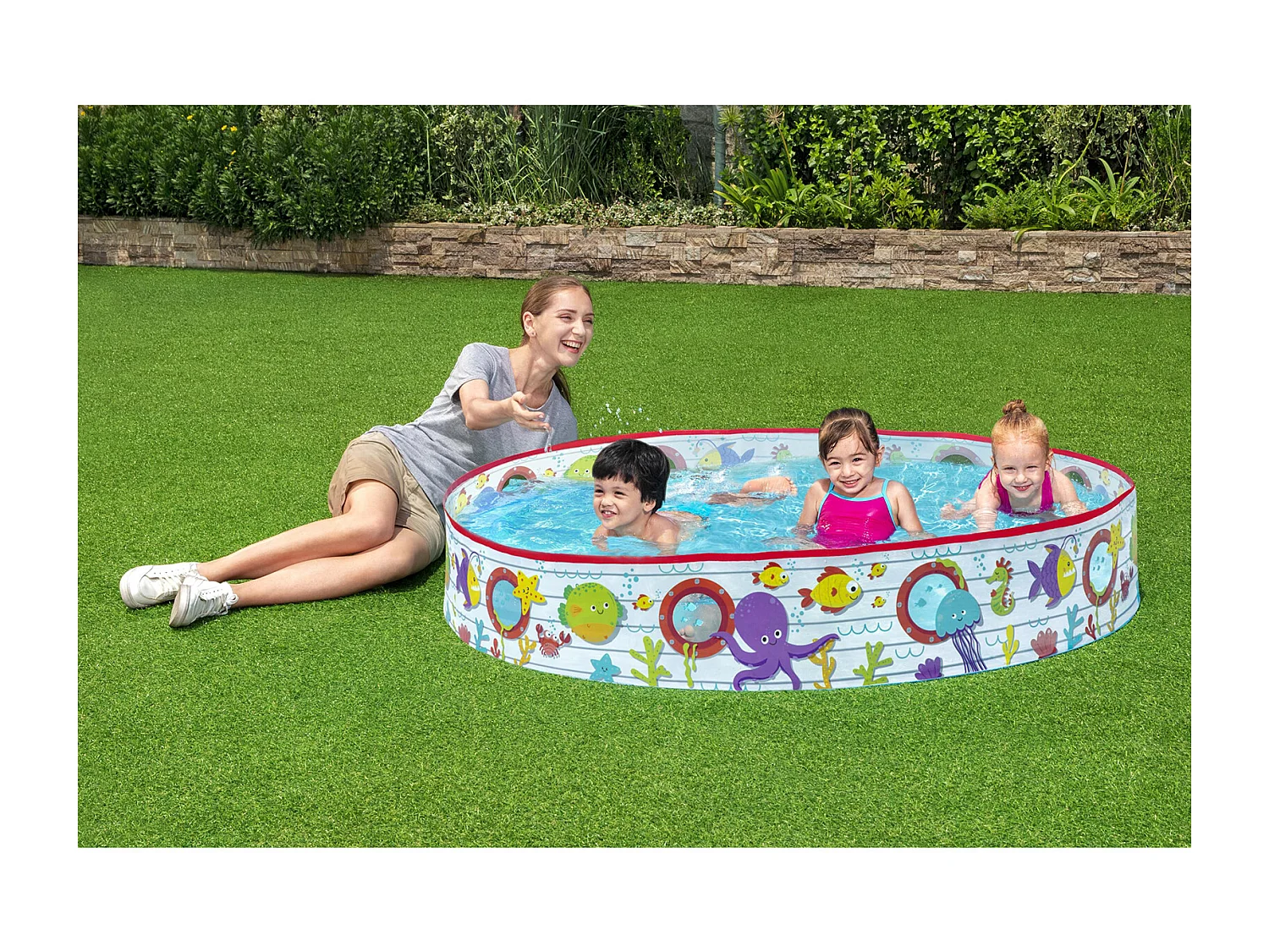 Piscine pour Enfants Bestway Fond Marin 152x25 cm