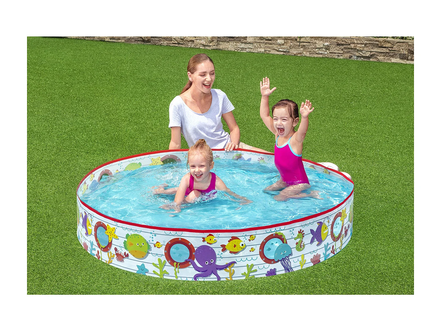 Piscine pour Enfants Bestway Fond Marin 152x25 cm