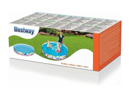 vente unique Piscine pataugeoire hors sol ronde Fill'n'Fun - 152 x 25 cm