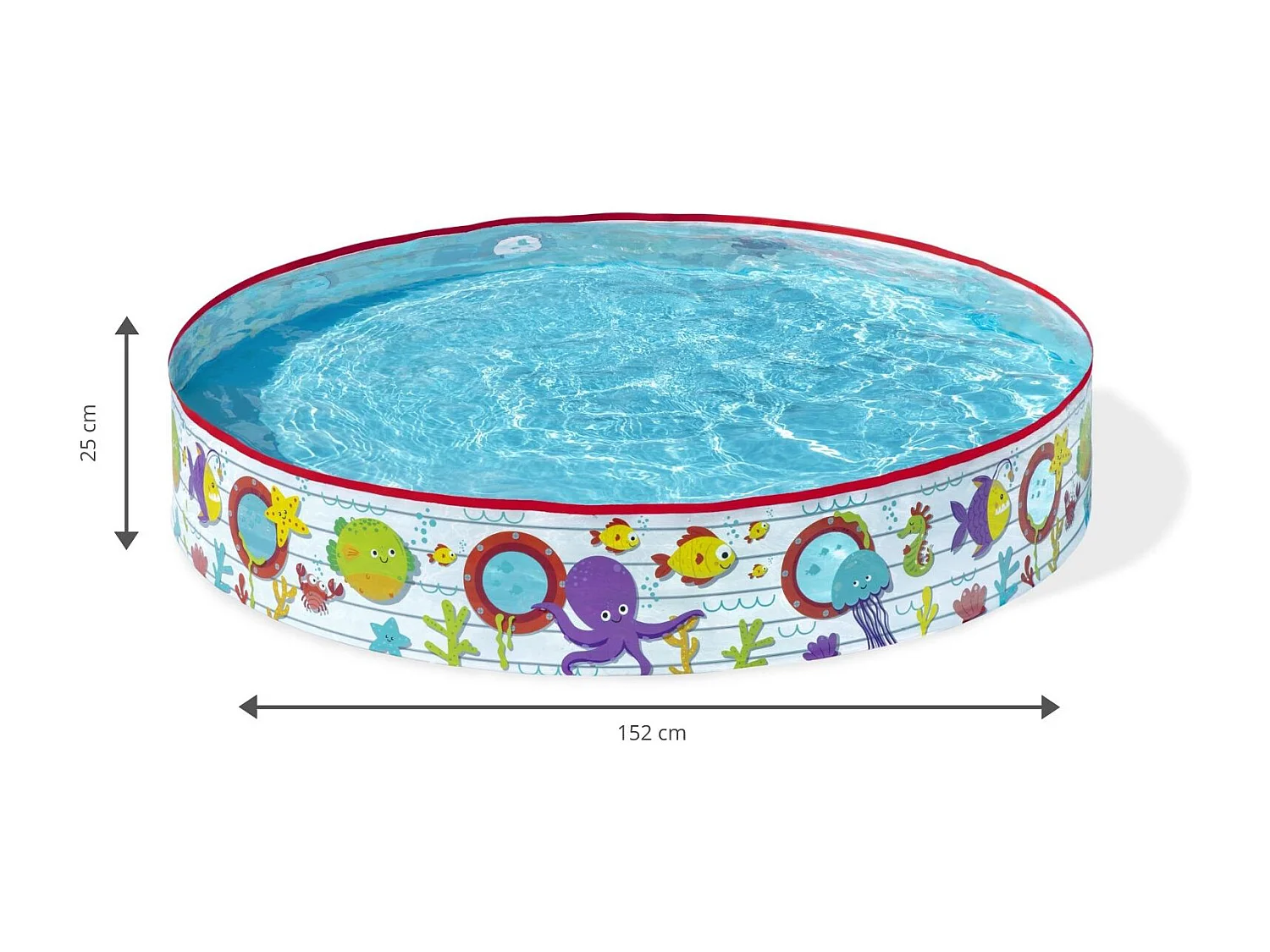 Piscine pour Enfants Bestway Fond Marin 152x25 cm