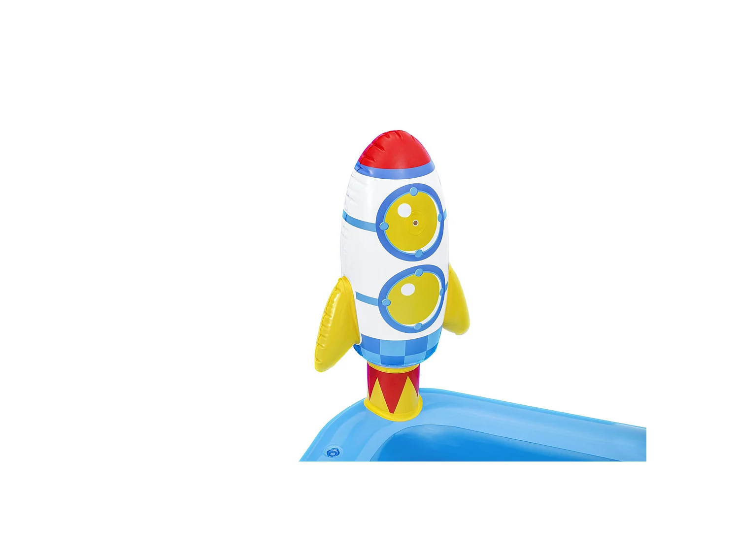 Piscina Hinchable Autoportante Infantil Bestway 228x206x84 cm Tobogán, Cohete y Luna Diseño Pequeño Astronauta Edad Mayores de 2 Años