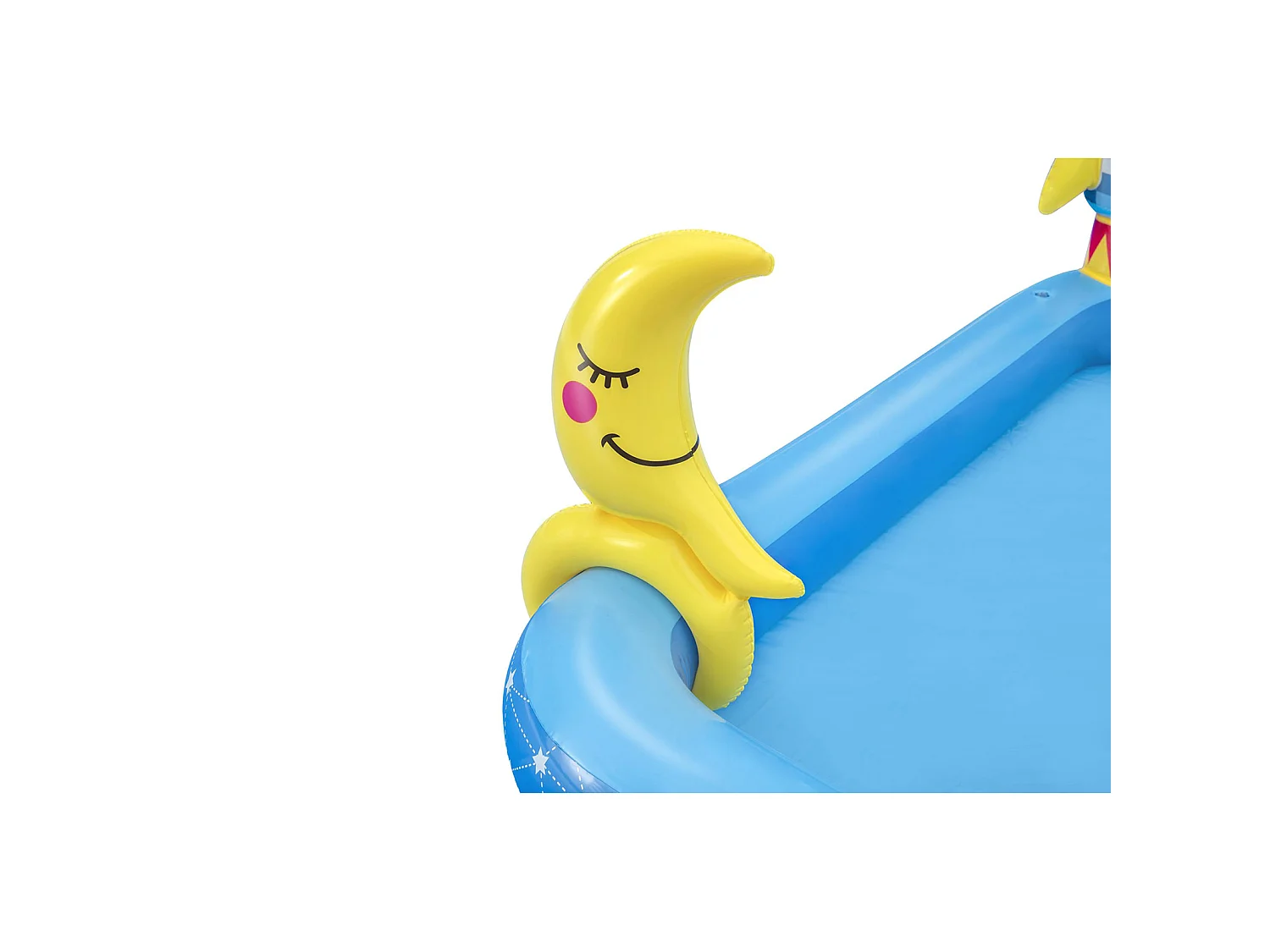 Piscina Hinchable Autoportante Infantil Bestway 228x206x84 cm Tobogán, Cohete y Luna Diseño Pequeño Astronauta Edad Mayores de 2 Años