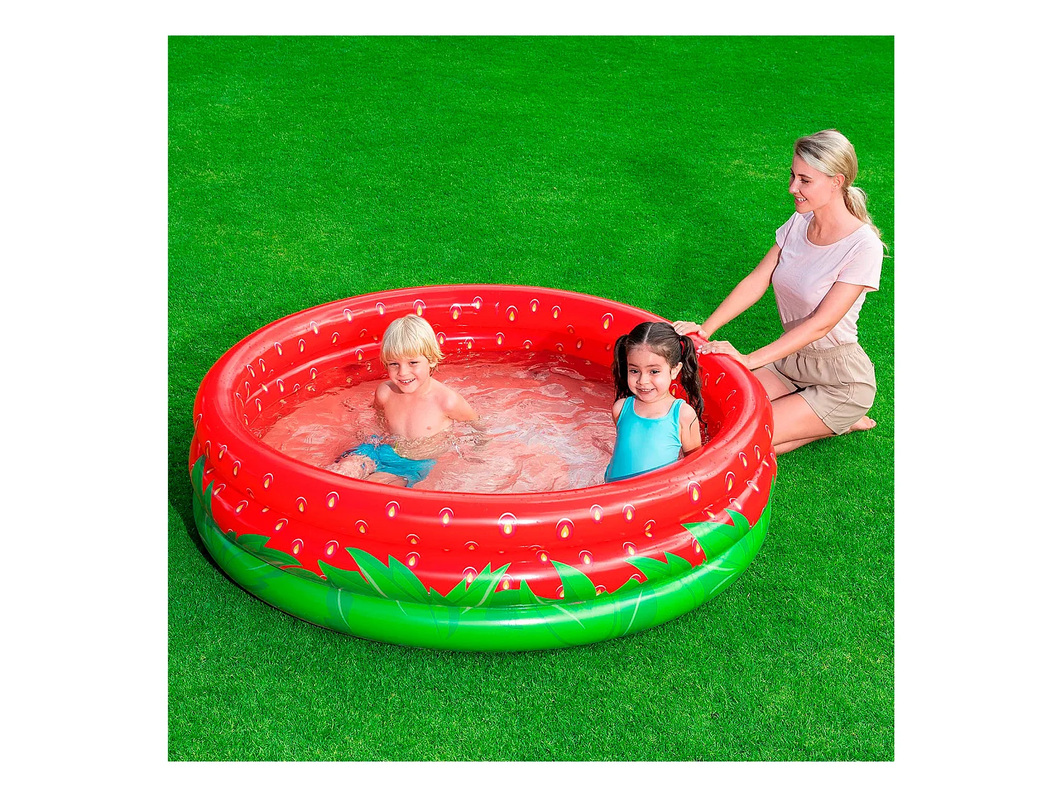 Piscina Gonfiabile per Bambini Fragola Bestway 160x38 cm