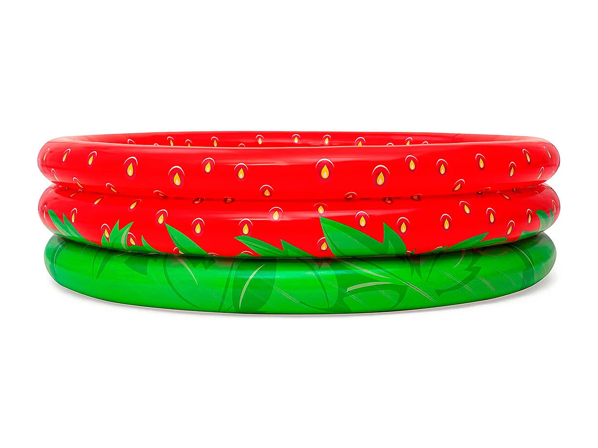 Piscina Hinchable Autoportante Infantil Bestway 160x38 cm Diseño Fresa Rápida Instalación Mayores de 2 Años