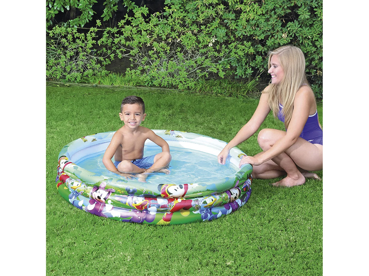 Piscine Gonflable Bestway Mickey et les Roadster Racers 122x25 cm