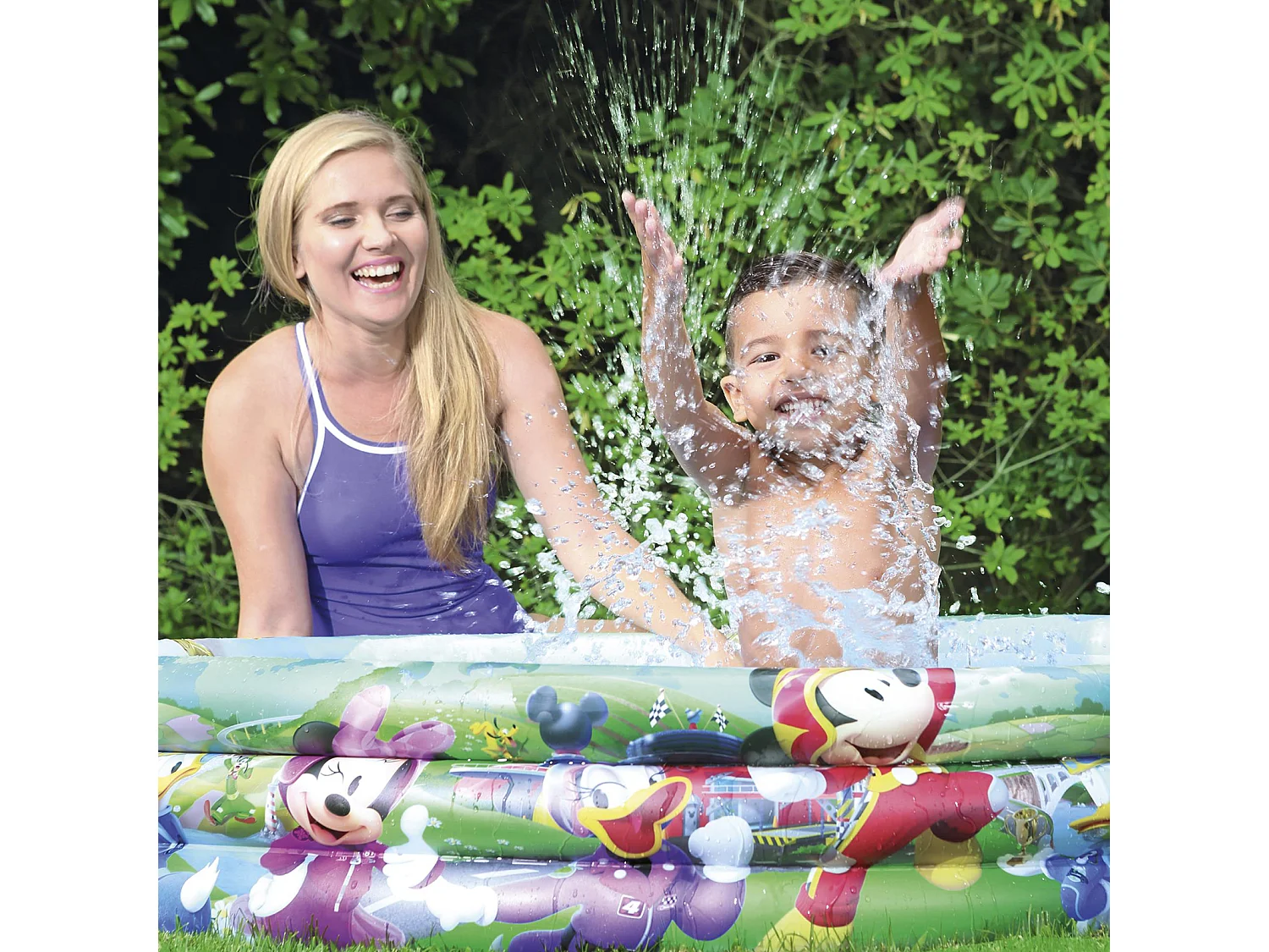 Piscine Gonflable Bestway Mickey et les Roadster Racers 122x25 cm