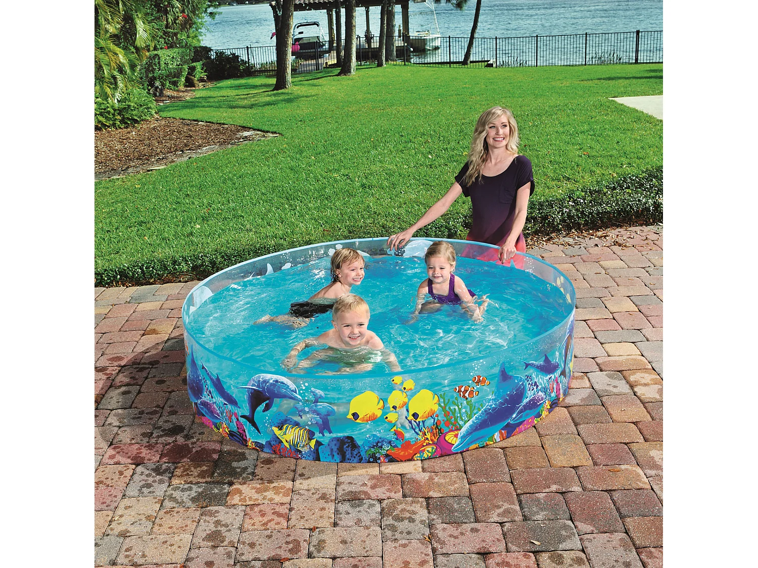 Piscina per Bambini Bestway Fill N' Fun 183 cm Animali Marini