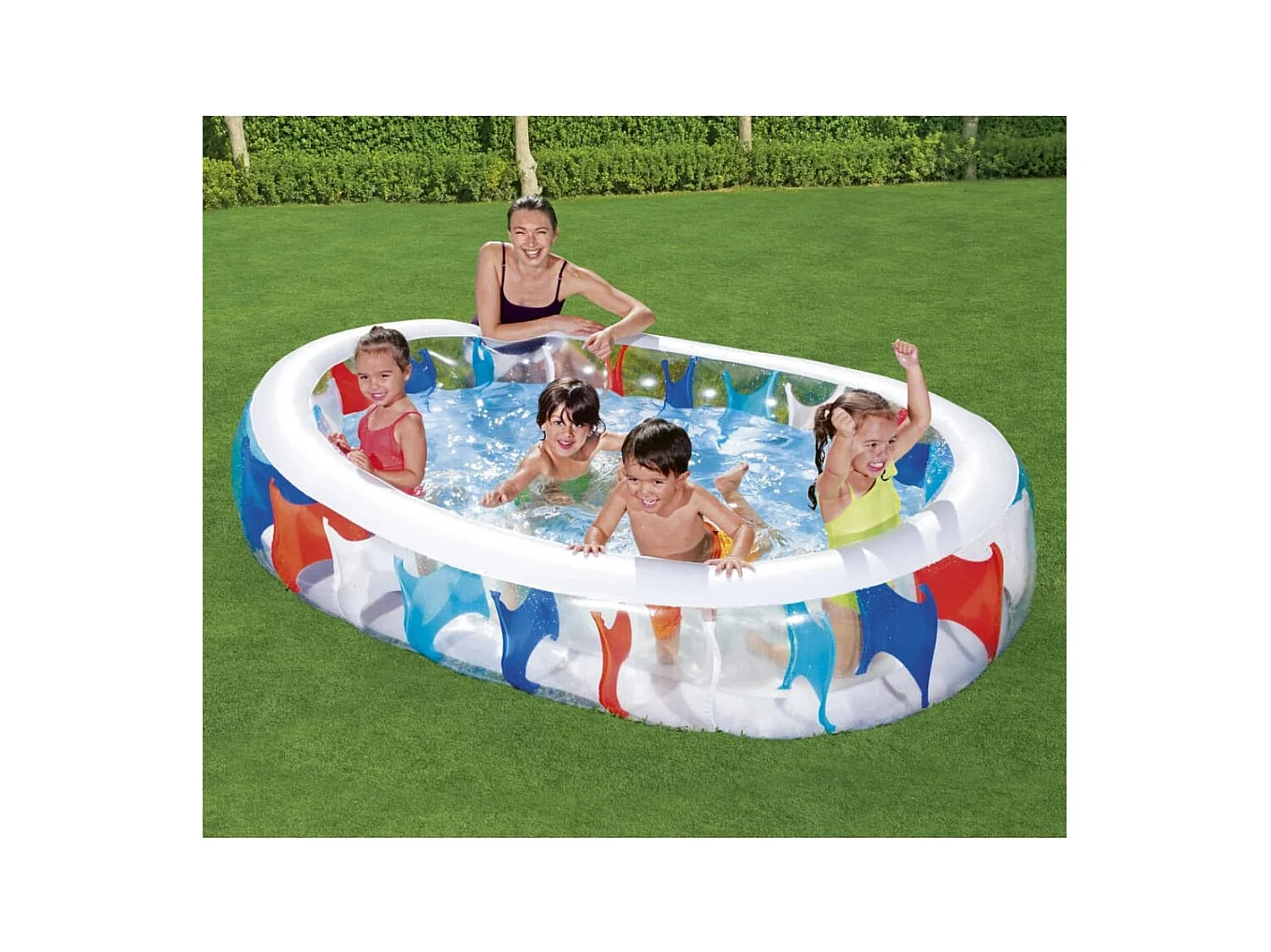 Piscina Gonfiabile per Bambini Bestway Colori 234x152x51 cm