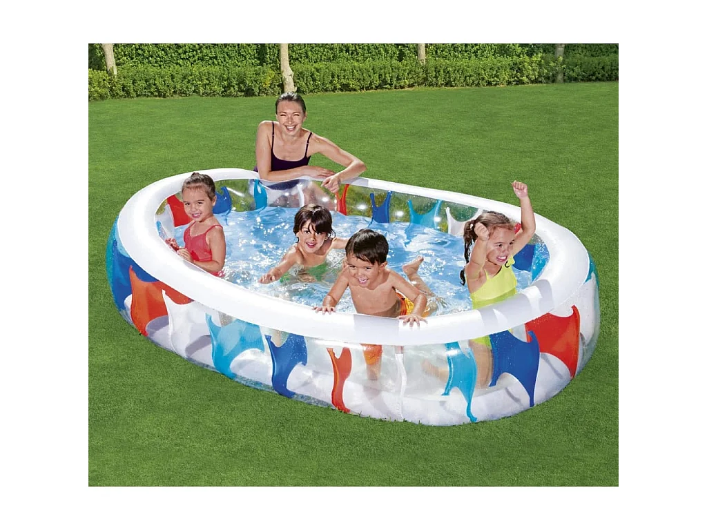 Piscine Gonflable pour Enfants Bestway Couleurs 234x152x51 cm