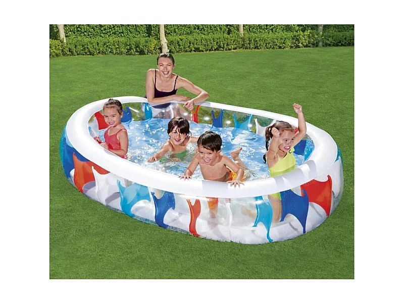 Piscine Gonflable pour Enfants Bestway Couleurs 234x152x51 cm