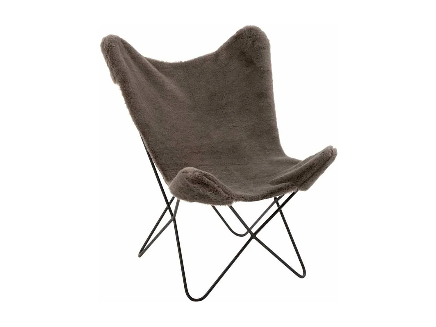 Housse de Chaise "Butterfly" 97cm Gris