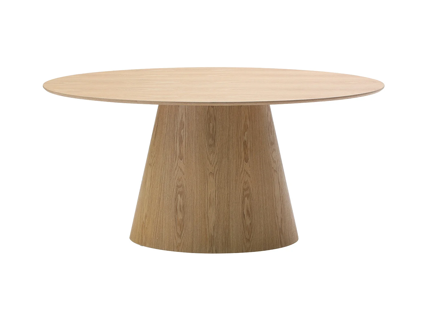 Mesa de comedor de 6 cubiertos de MDF - Natural claro - ANTELADA