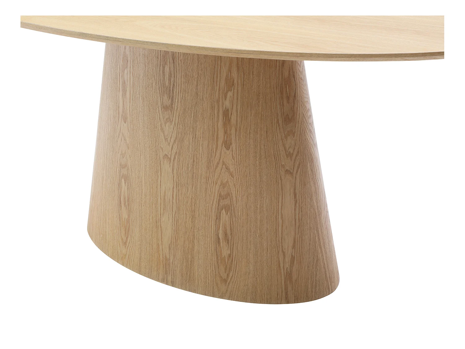 Mesa de comedor de 6 cubiertos de MDF - Natural claro - ANTELADA
