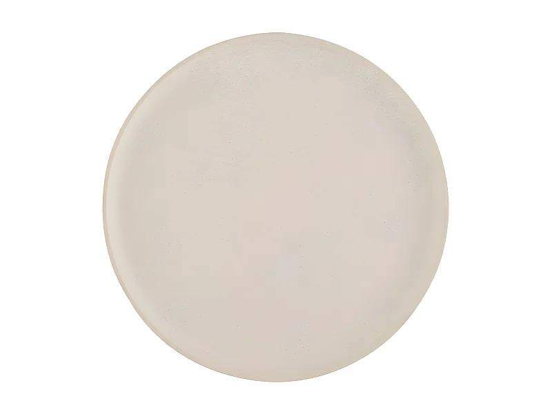 Assiette Plate en Céramique "Marie" 33cm Crème