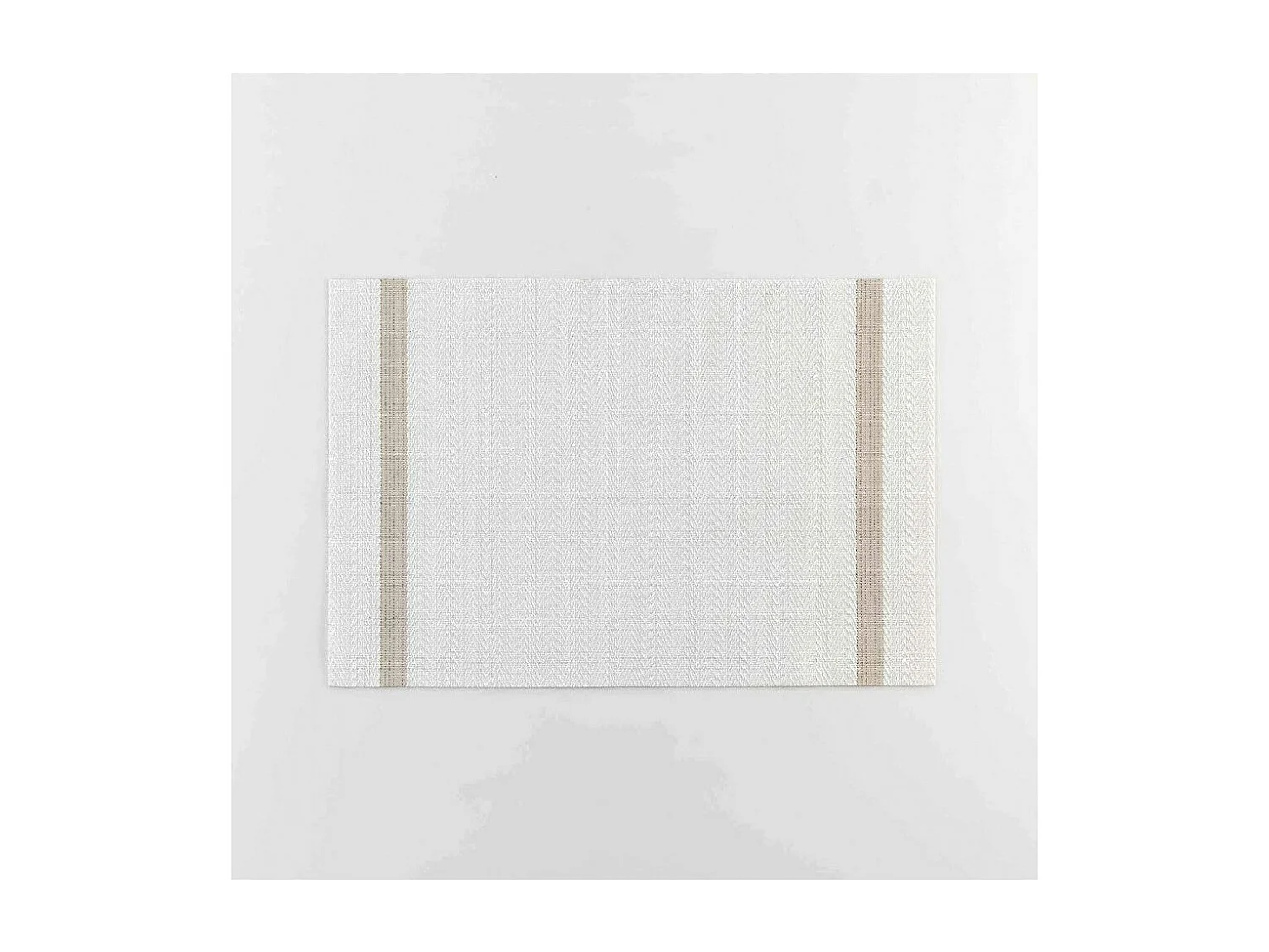 Set de Table Déco "Goldira" 30x45cm Blanc & Or