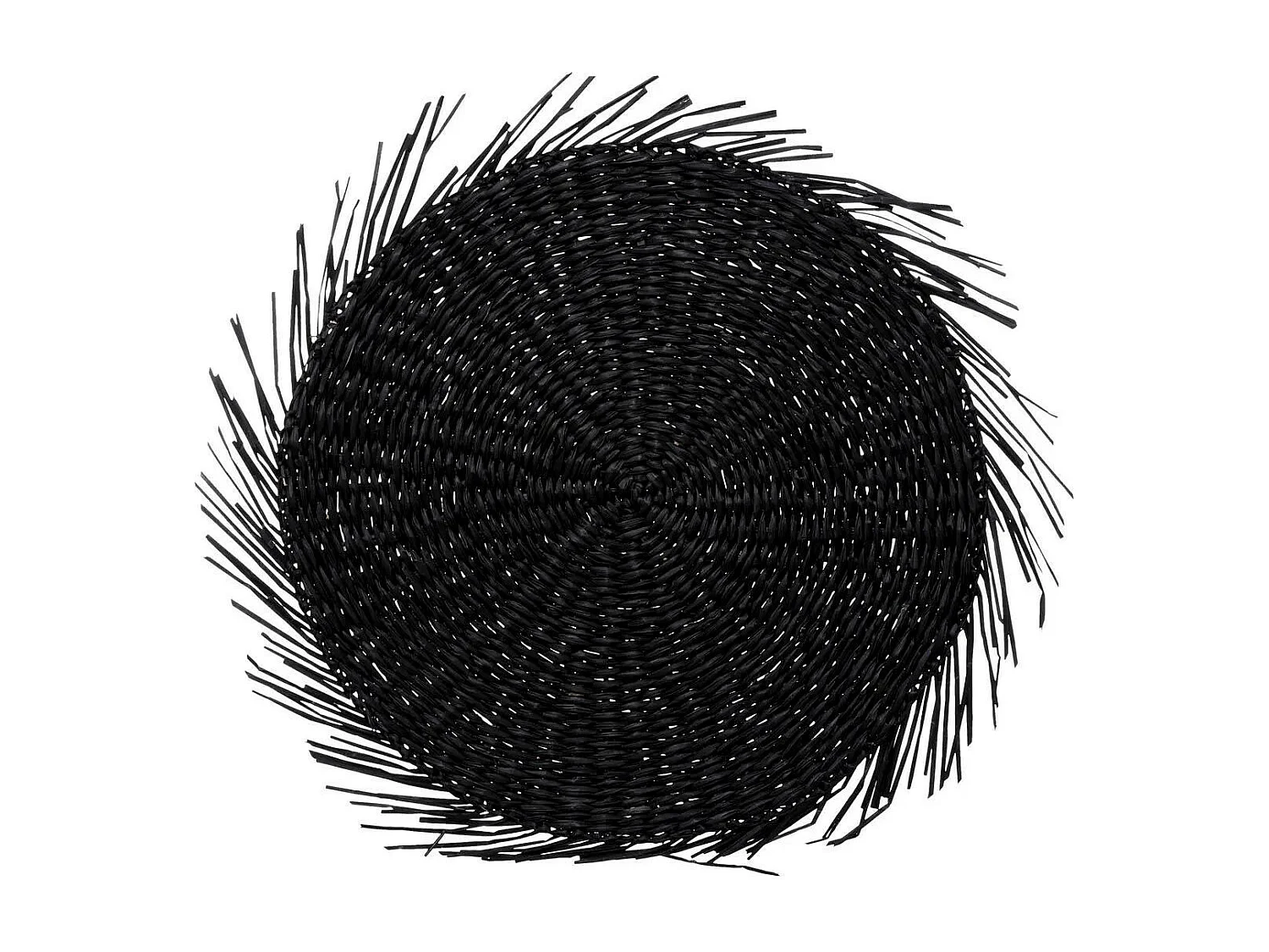 Set de Table en Roseau "Cuba" 40cm Noir