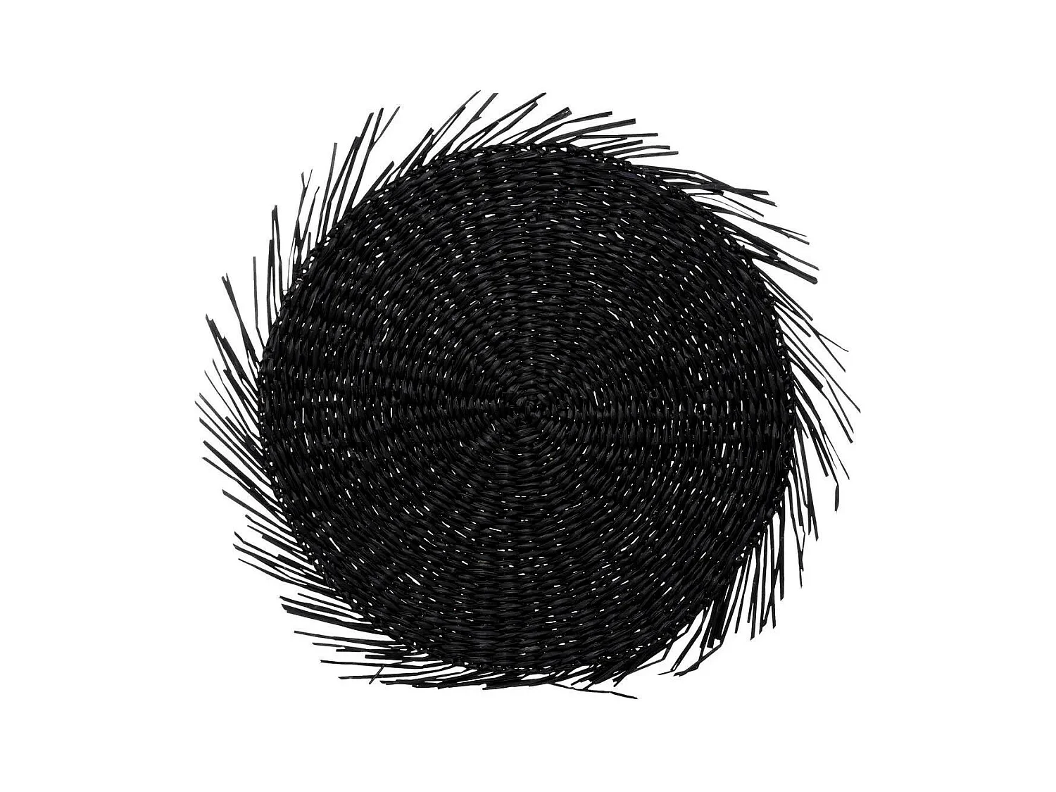 Set de Table en Roseau "Cuba" 40cm Noir