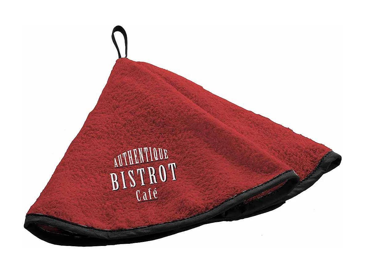Essuie-Main en Éponge "Authentique" 60cm Rouge