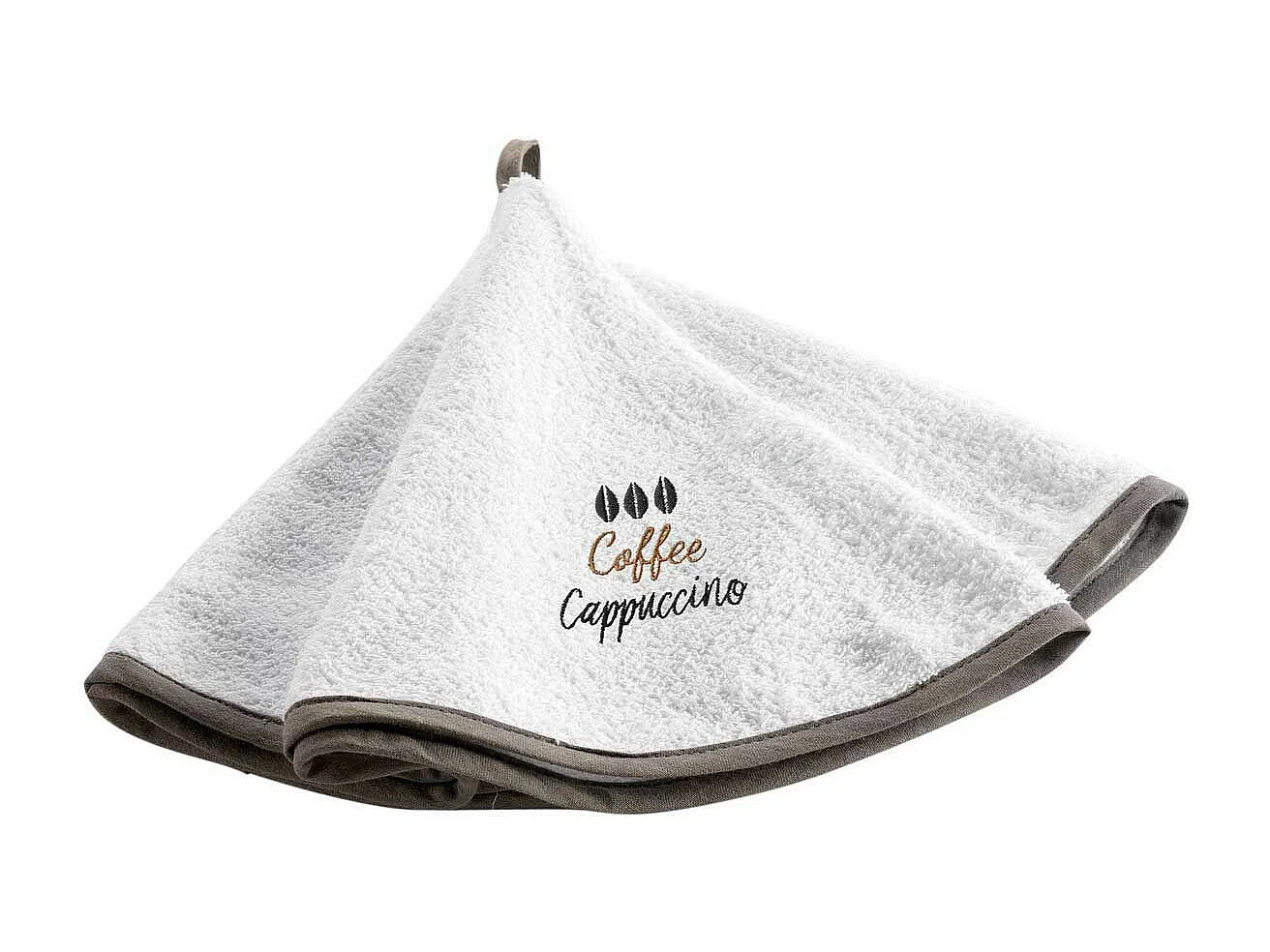 Essuie-Main Éponge "Cappuccino" 60cm Blanc