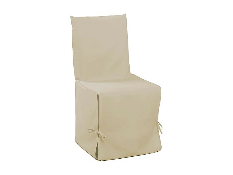Housse de Chaise "Essentiel" 50x100cm Naturel