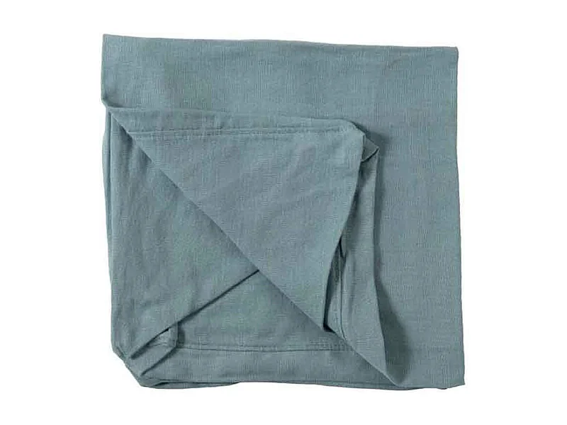 Housse pour Pouf "Monaco" 105x105cm Bleu Jean