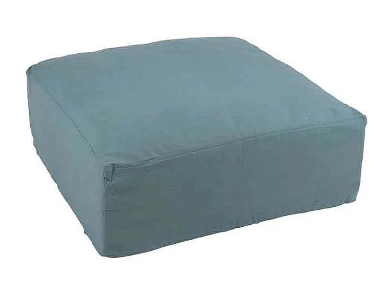 Housse pour Pouf "Monaco" 105x105cm Bleu Jean