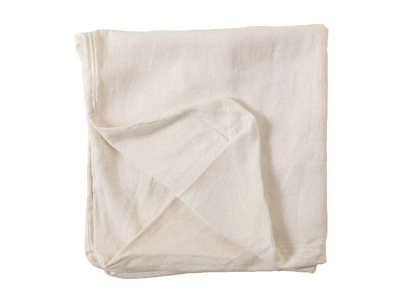 Housse pour Pouf "Monaco" 105x105cm Blanc