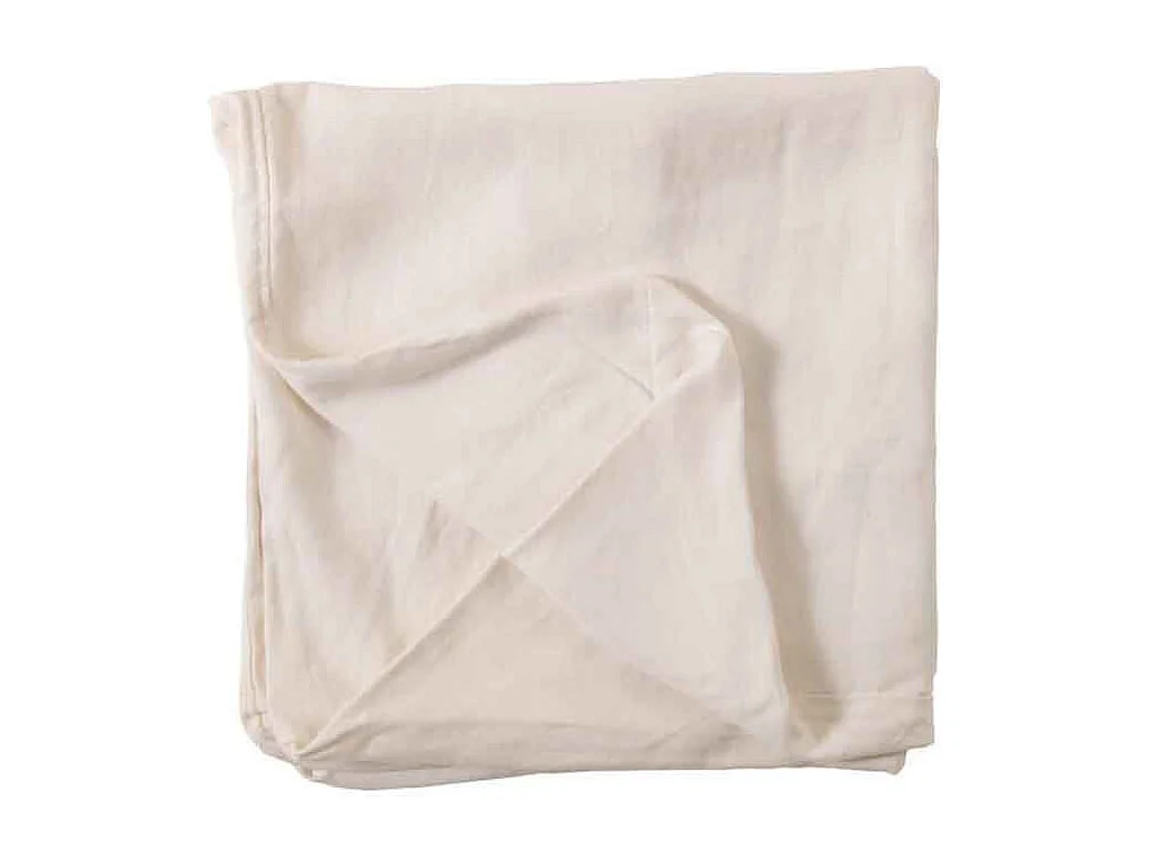 Housse pour Pouf "Monaco" 105x105cm Blanc