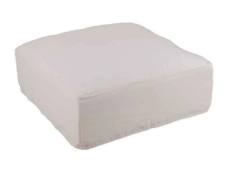 Housse pour Pouf "Monaco" 105x105cm Blanc
