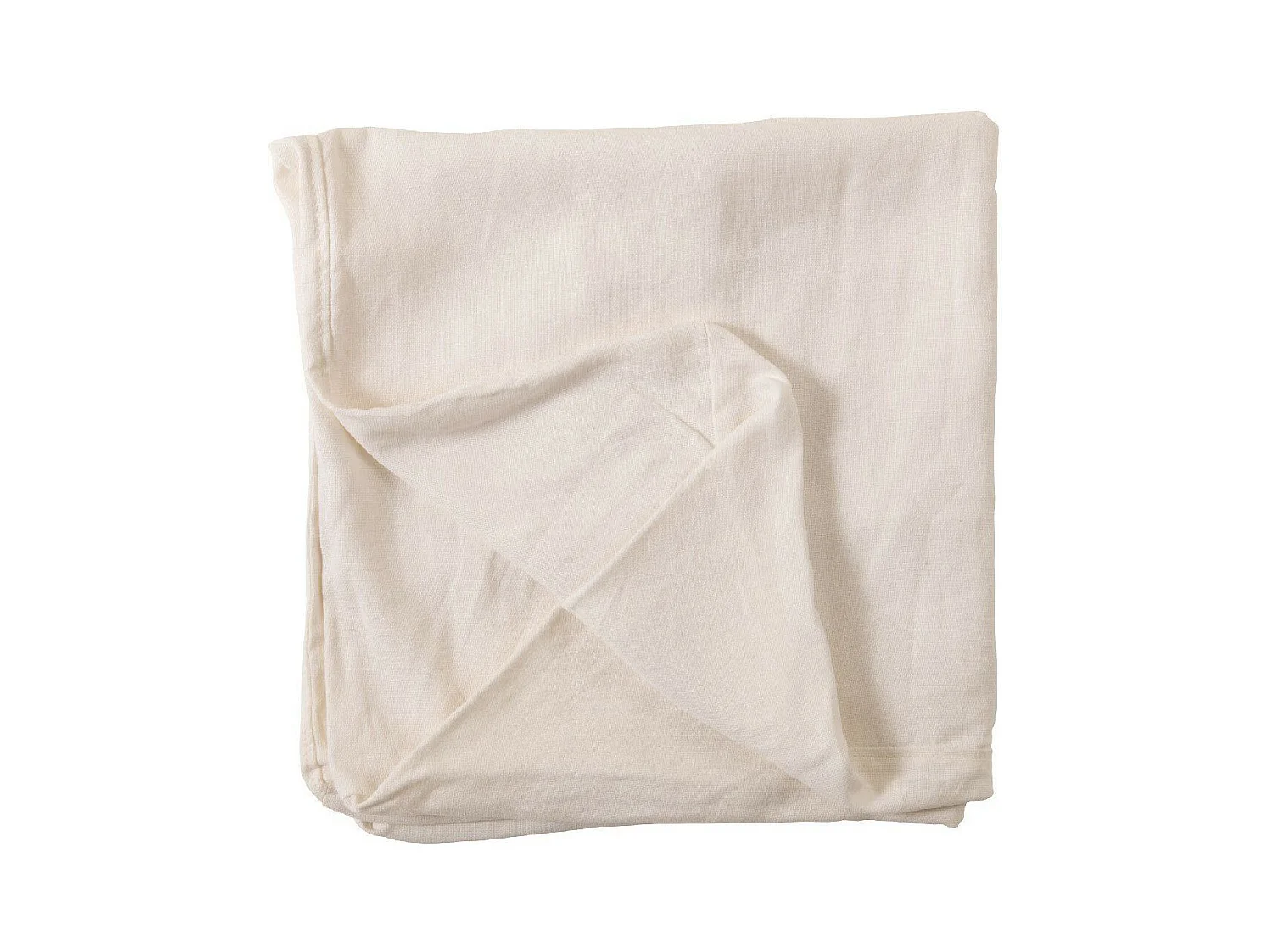Housse pour Pouf "Monaco" 105x105cm Blanc