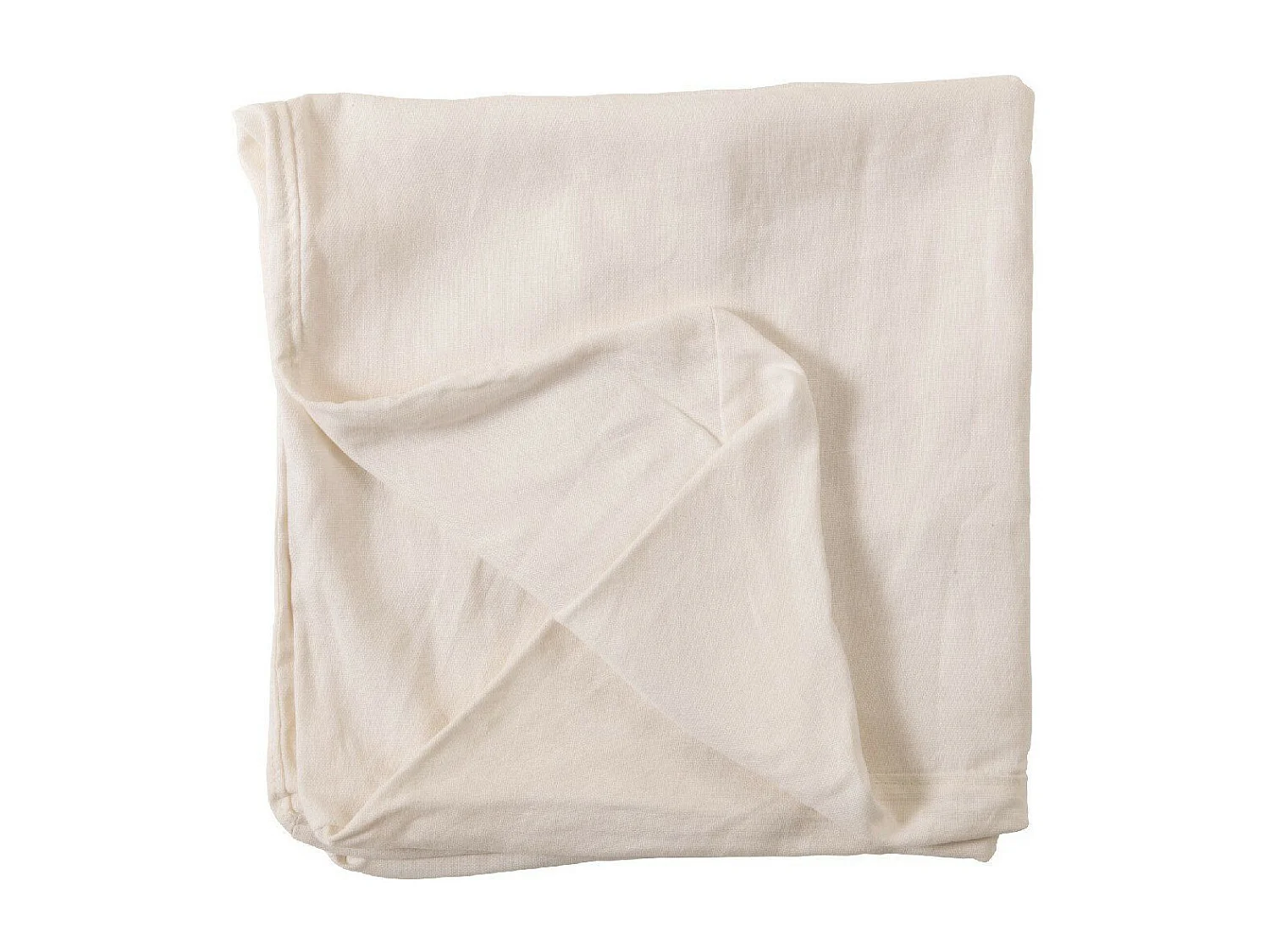 Housse pour Pouf "Monaco" 105x105cm Blanc