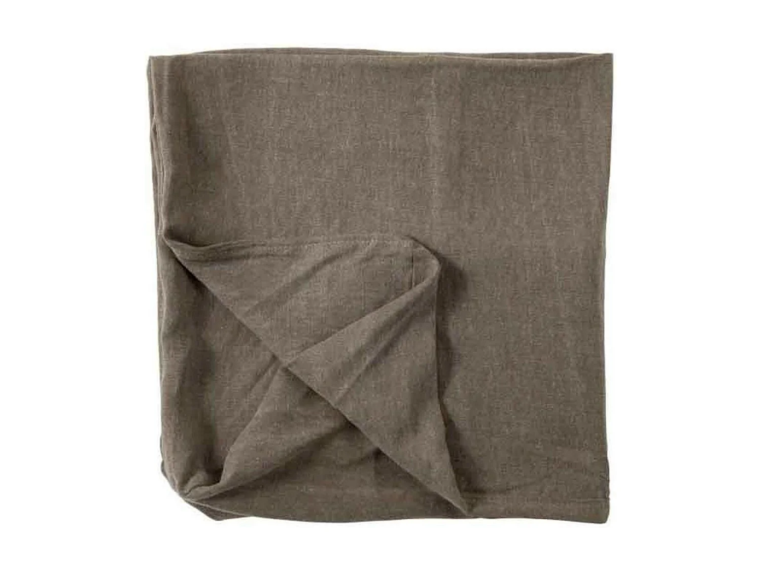 Housse pour Pouf "Monaco" 105x105cm Taupe