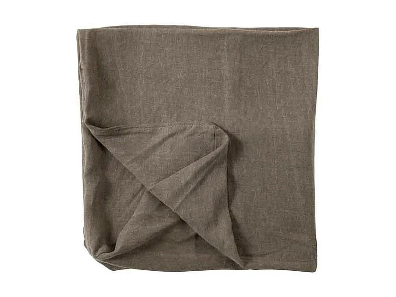 Housse pour Pouf "Monaco" 105x105cm Taupe