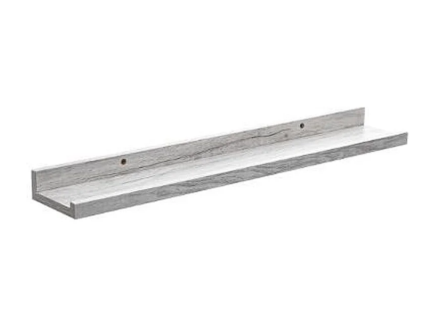 Étagère Murale à Rebord "Fixy" 58cm Gris