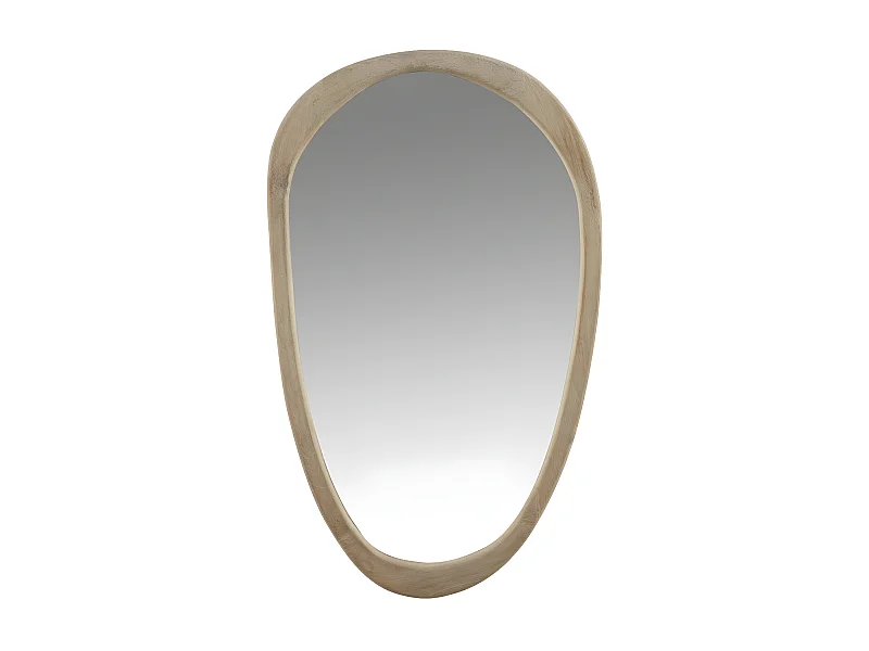 Miroir Mural en Bois "Iregular" 83cm Naturel