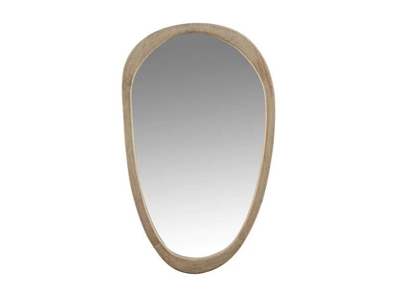 Miroir Mural en Bois "Iregular" 83cm Naturel