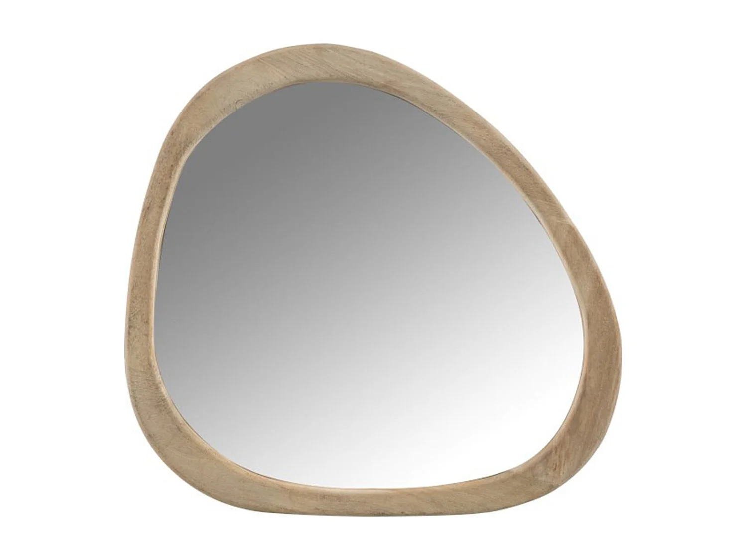 Miroir Mural en Bois "Iregular" 63cm Naturel